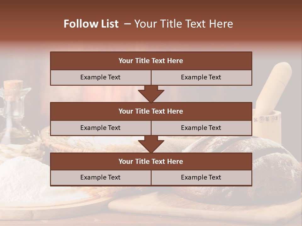 Wheat Baking Flour PowerPoint Template