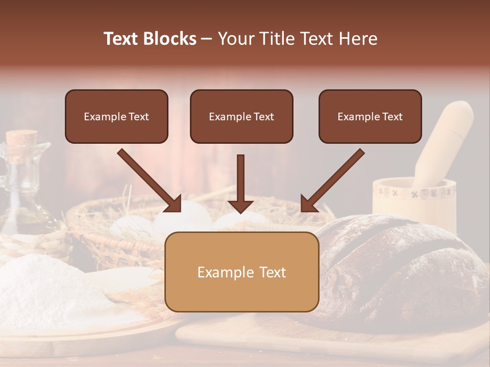 Wheat Baking Flour PowerPoint Template