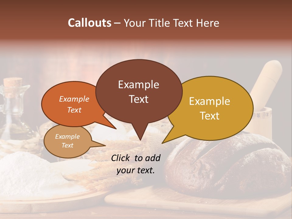 Wheat Baking Flour PowerPoint Template