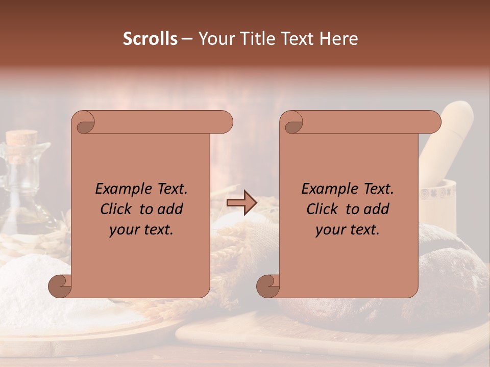 Wheat Baking Flour PowerPoint Template