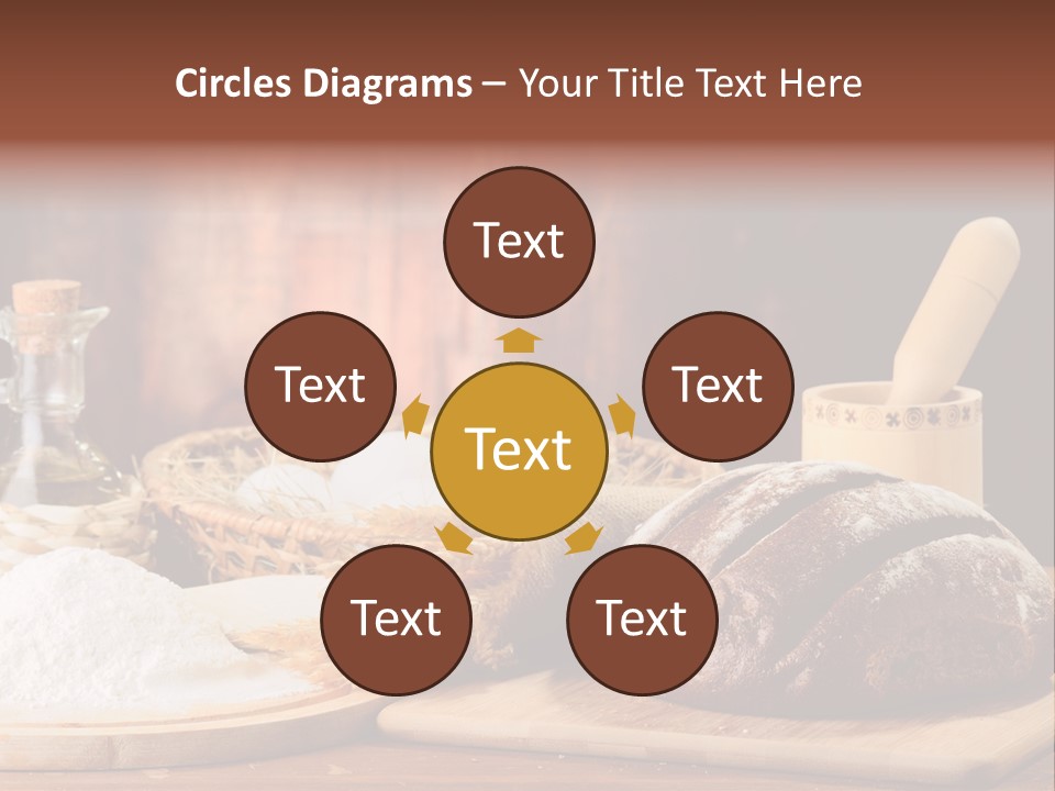 Wheat Baking Flour PowerPoint Template