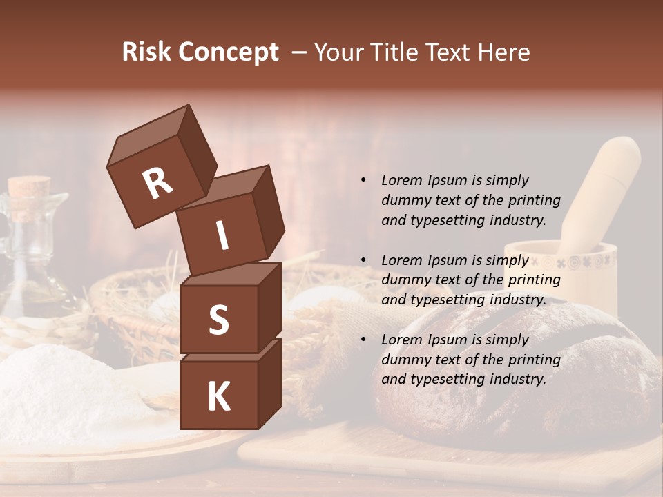 Wheat Baking Flour PowerPoint Template