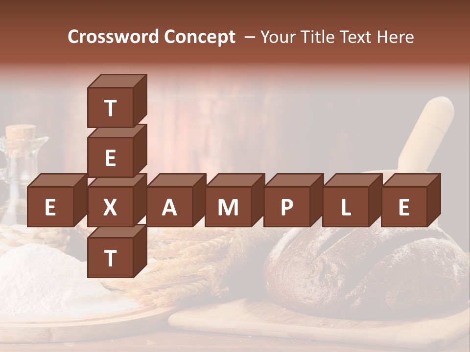 Wheat Baking Flour PowerPoint Template