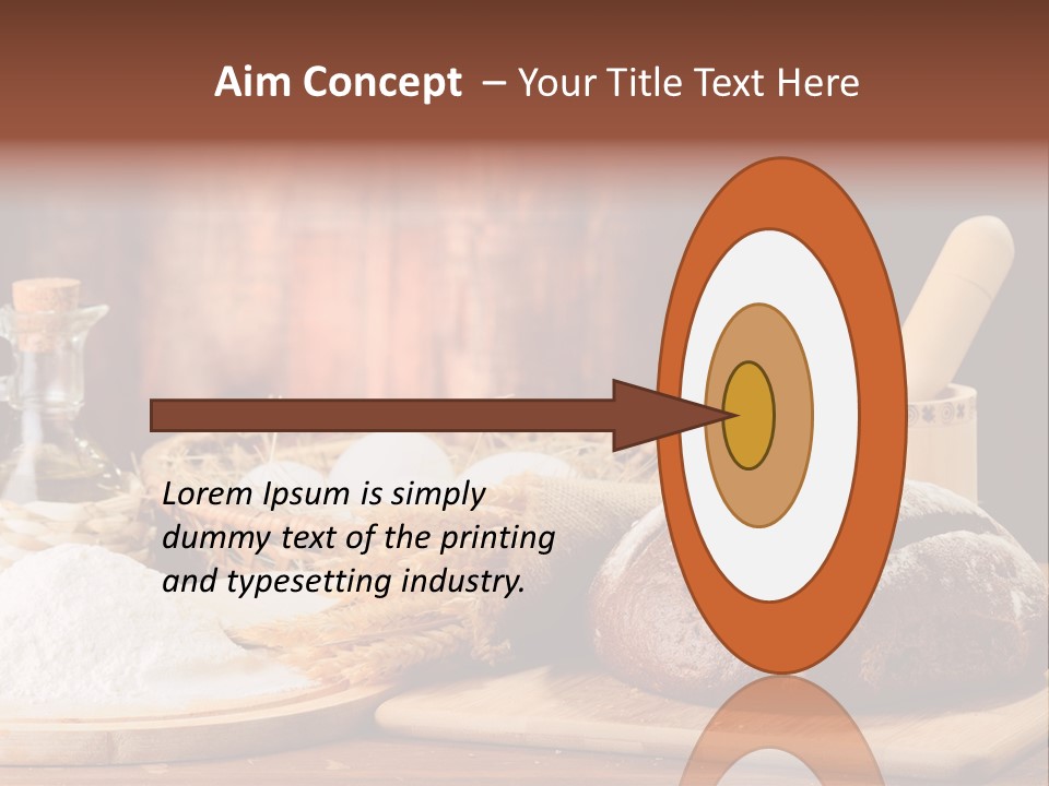 Wheat Baking Flour PowerPoint Template