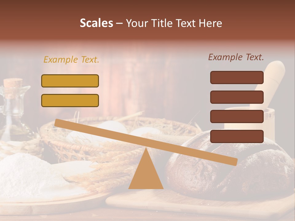 Wheat Baking Flour PowerPoint Template