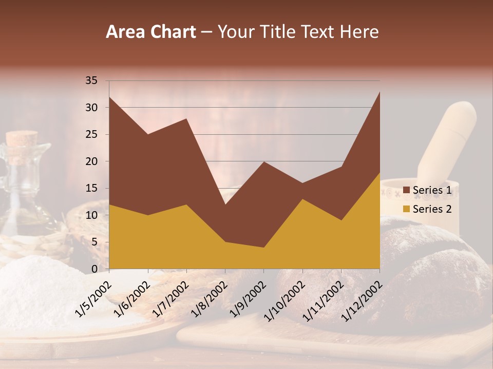 Wheat Baking Flour PowerPoint Template