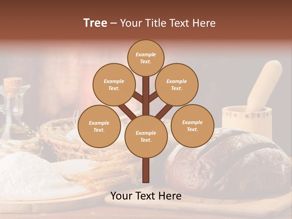 Wheat Baking Flour PowerPoint Template