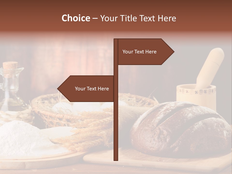 Wheat Baking Flour PowerPoint Template
