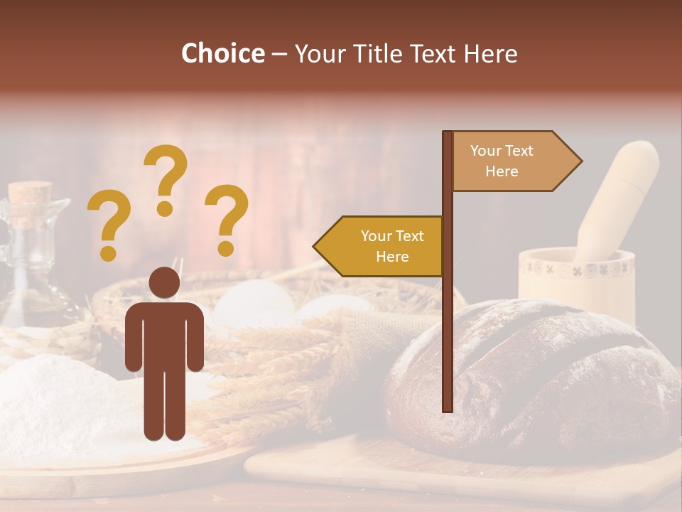 Wheat Baking Flour PowerPoint Template