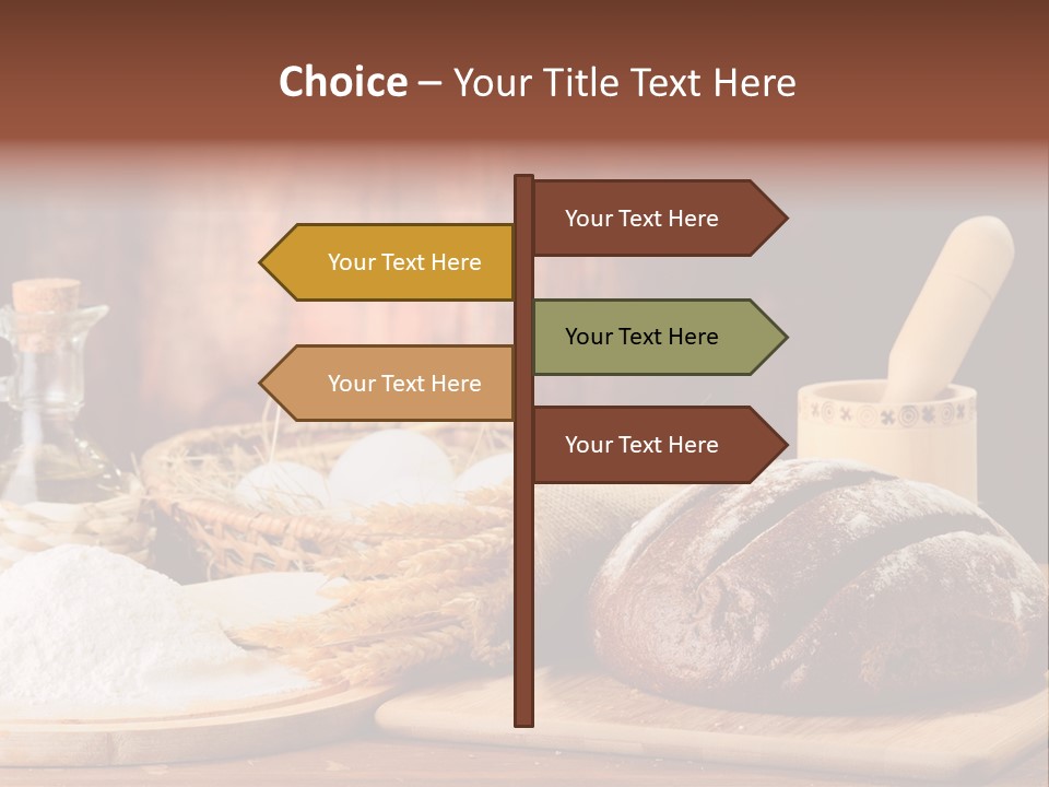 Wheat Baking Flour PowerPoint Template
