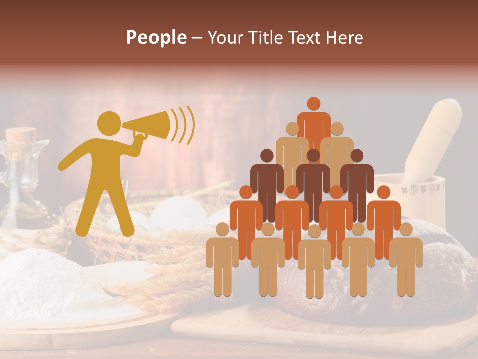 Wheat Baking Flour PowerPoint Template