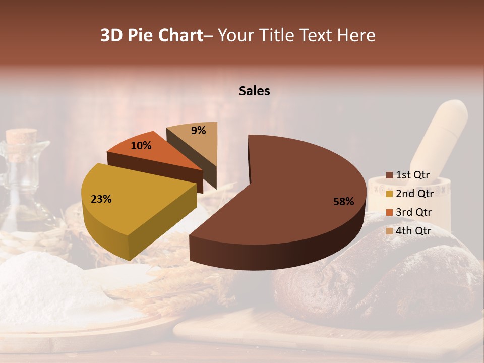 Wheat Baking Flour PowerPoint Template