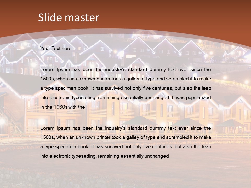 Estate Europe Landscape PowerPoint Template