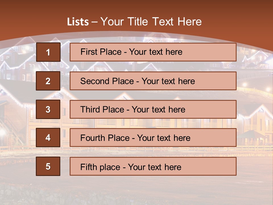 Estate Europe Landscape PowerPoint Template