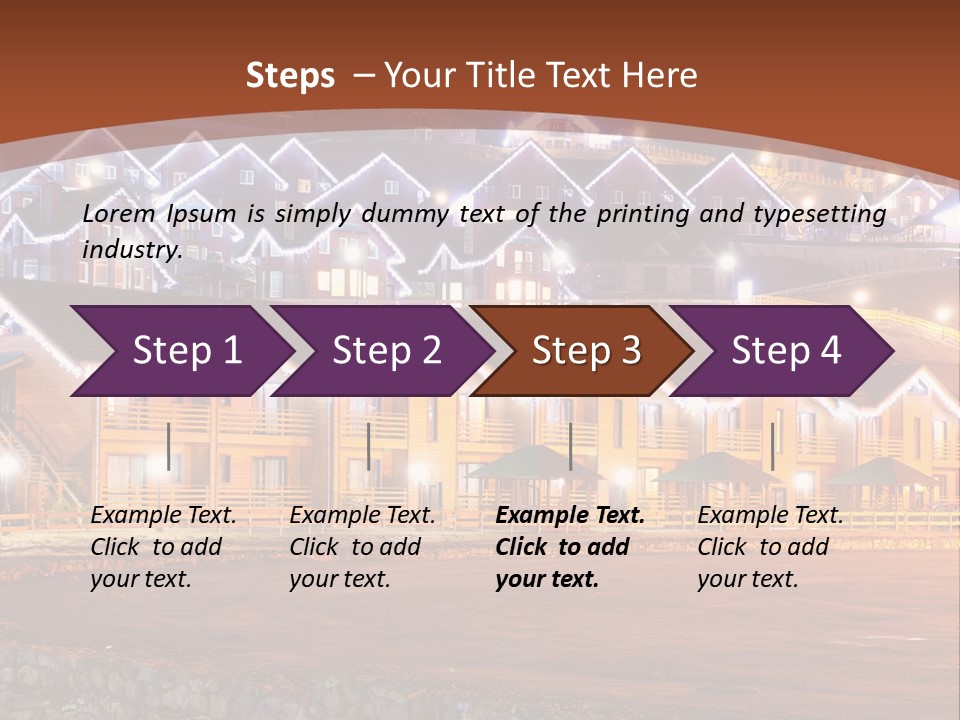 Estate Europe Landscape PowerPoint Template