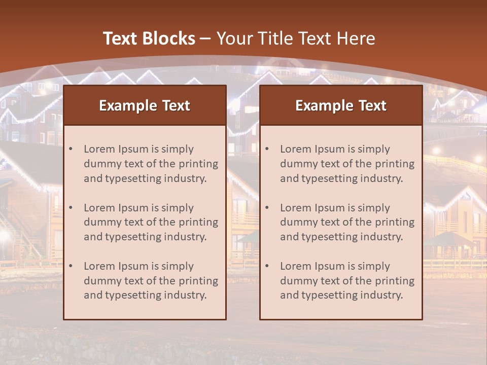 Estate Europe Landscape PowerPoint Template