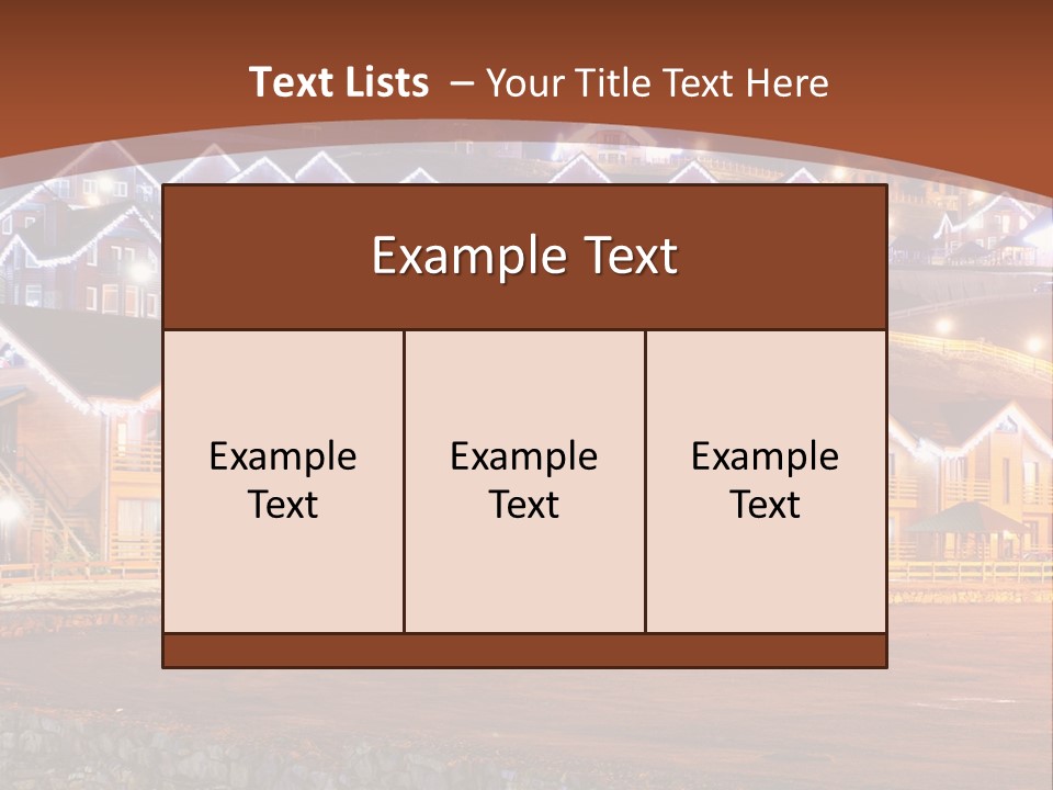 Estate Europe Landscape PowerPoint Template