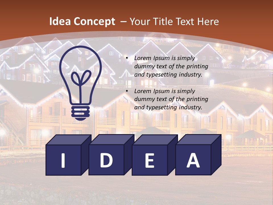 Estate Europe Landscape PowerPoint Template