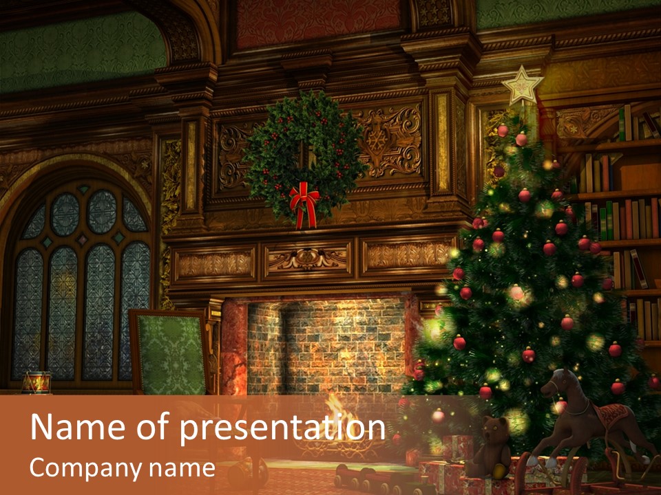 Ambiance Mansion Rug PowerPoint Template