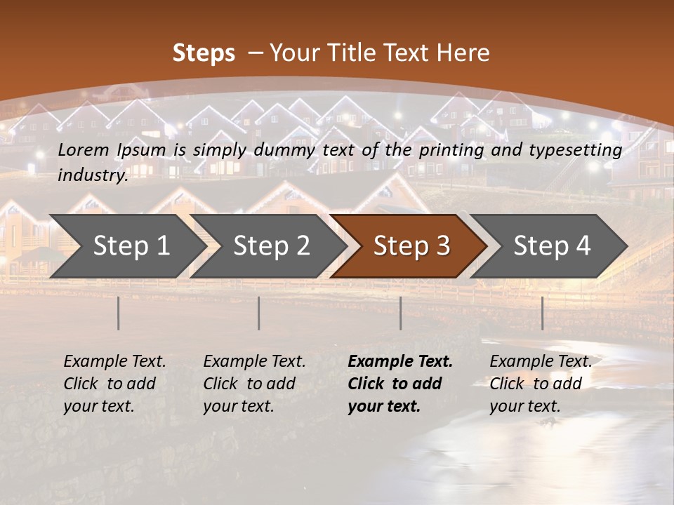 Electric Sky Life PowerPoint Template