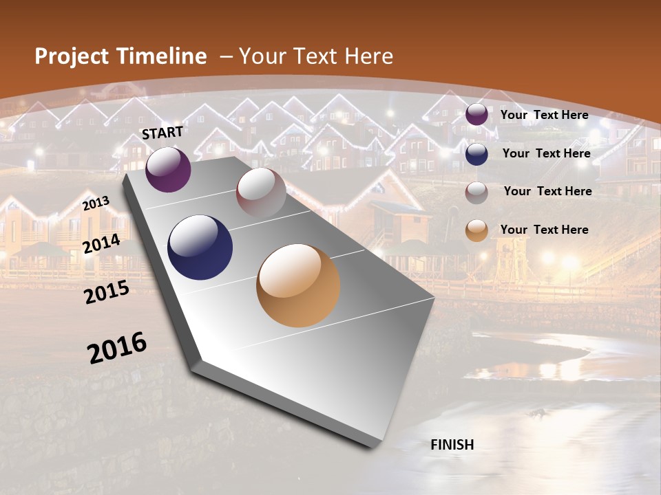 Electric Sky Life PowerPoint Template