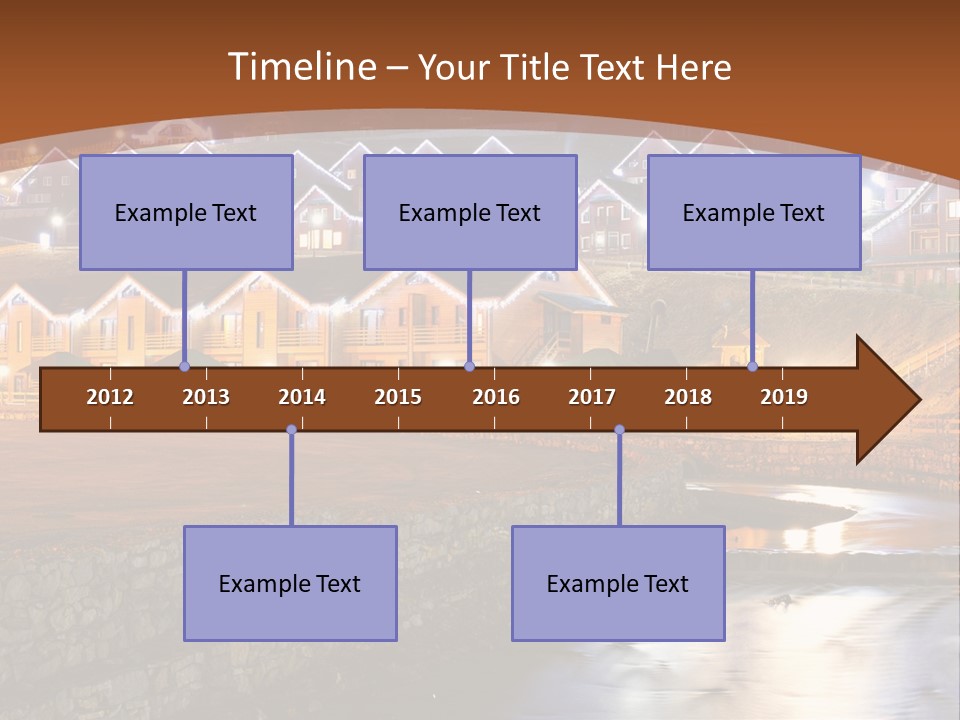 Electric Sky Life PowerPoint Template