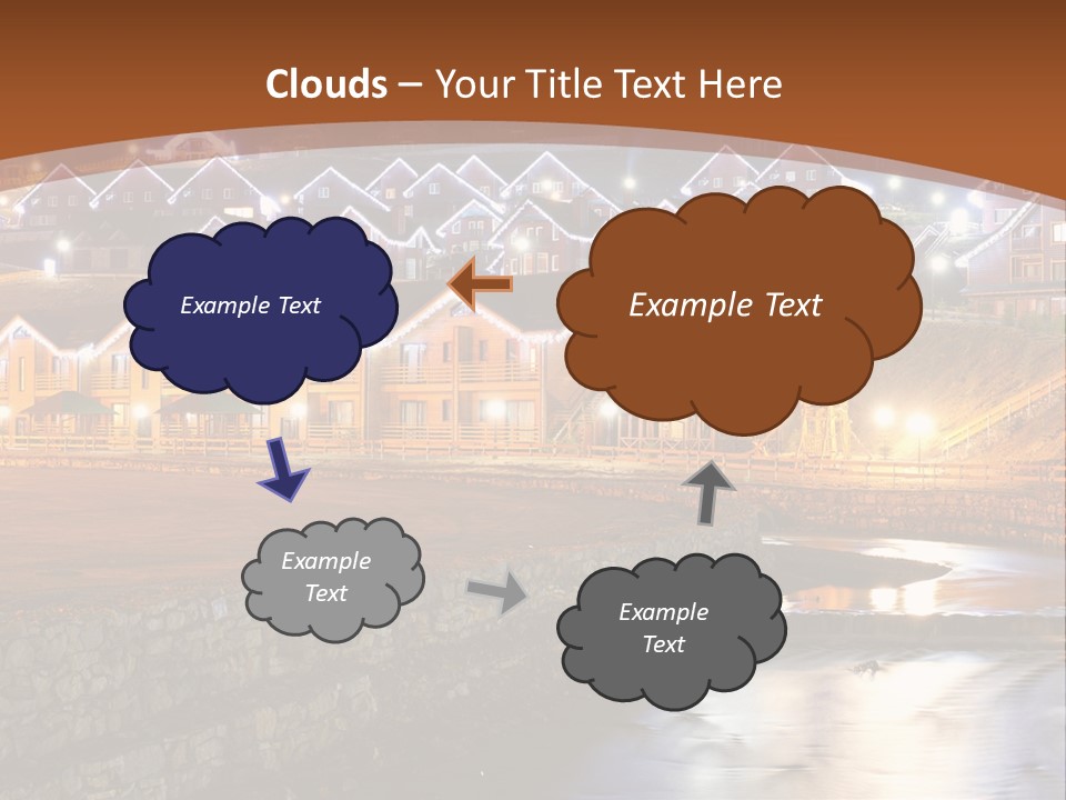 Electric Sky Life PowerPoint Template