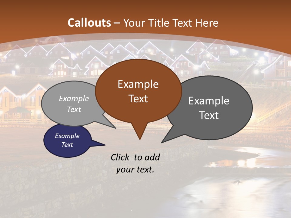 Electric Sky Life PowerPoint Template