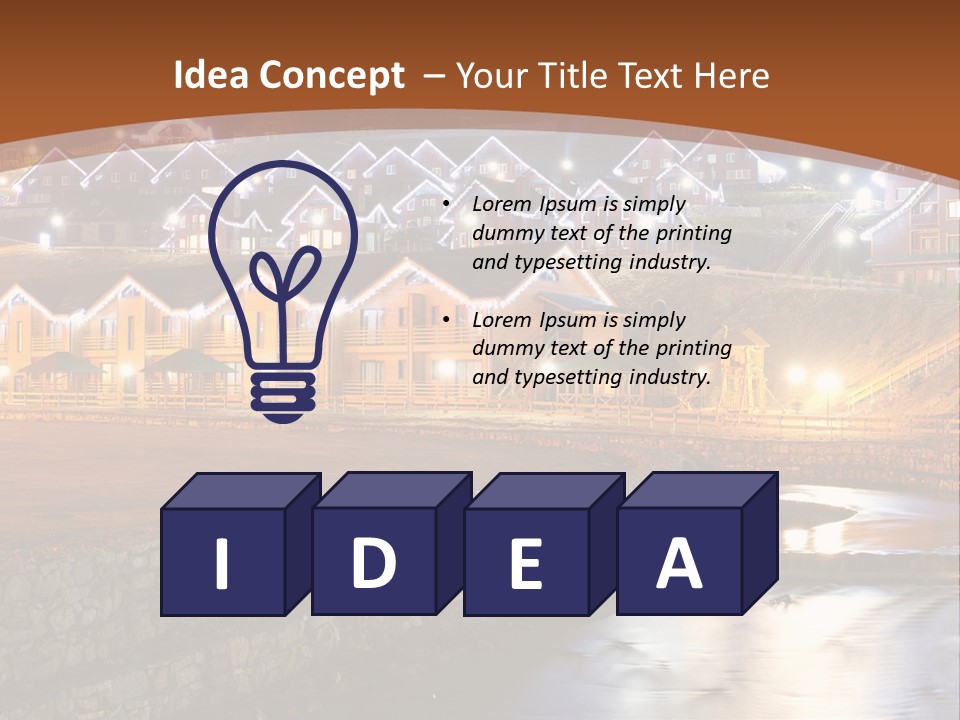 Electric Sky Life PowerPoint Template