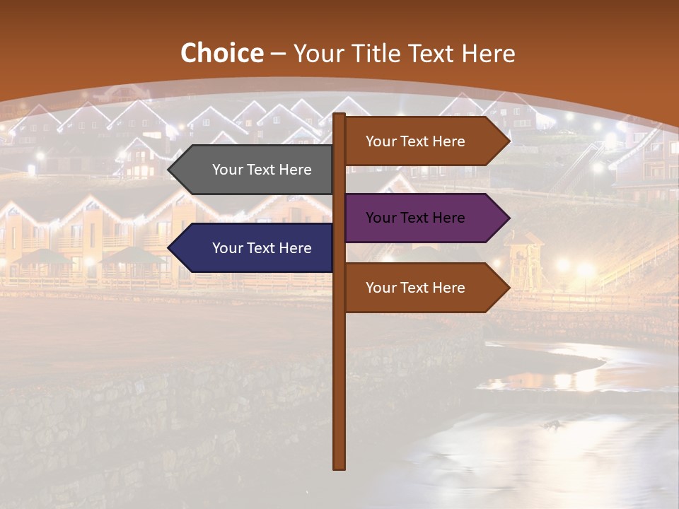 Electric Sky Life PowerPoint Template