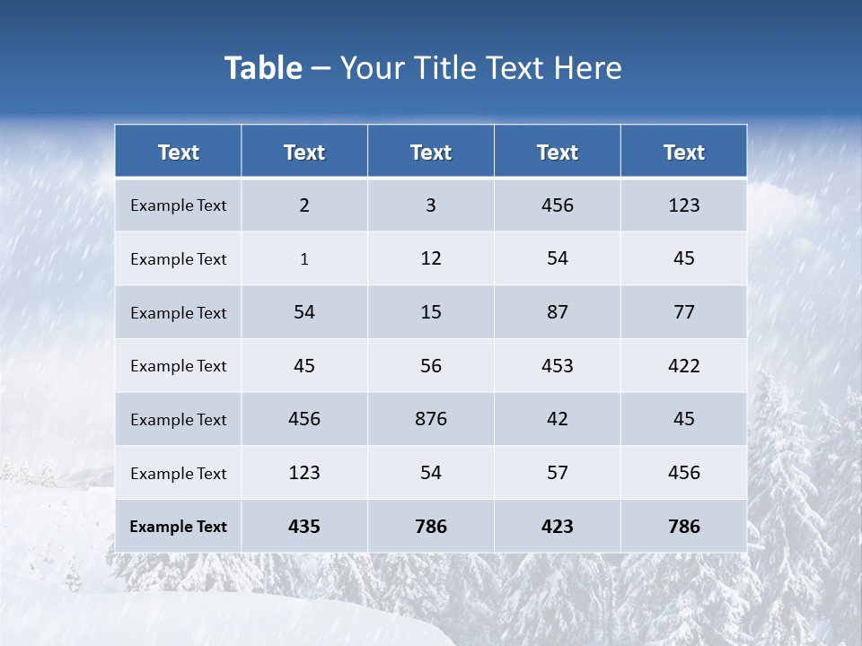 Hoar Christmas Vacation PowerPoint Template