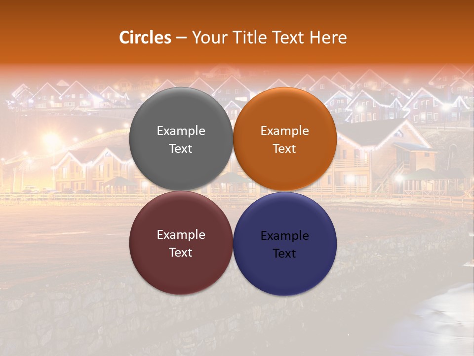 Cottage Bright Xmas PowerPoint Template