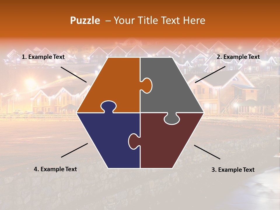 Cottage Bright Xmas PowerPoint Template