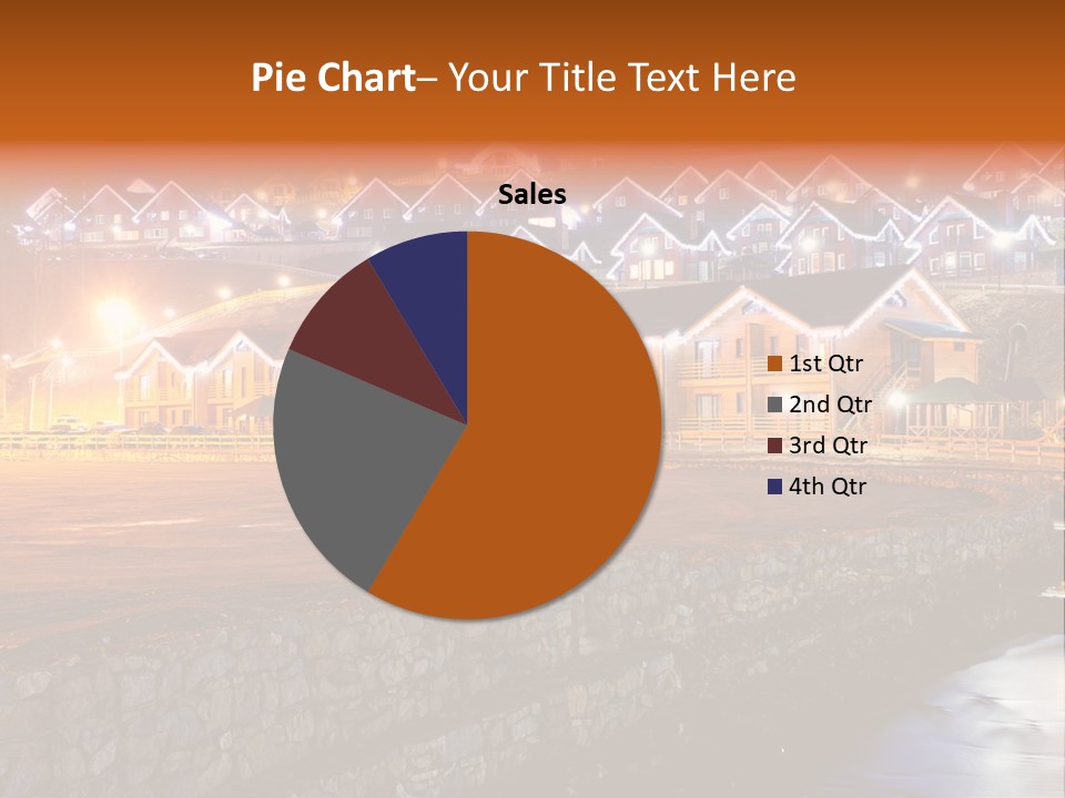 Cottage Bright Xmas PowerPoint Template