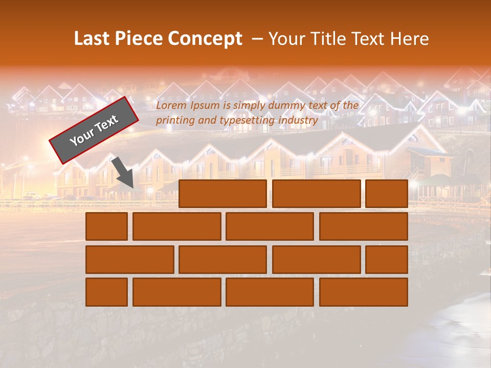 Cottage Bright Xmas PowerPoint Template