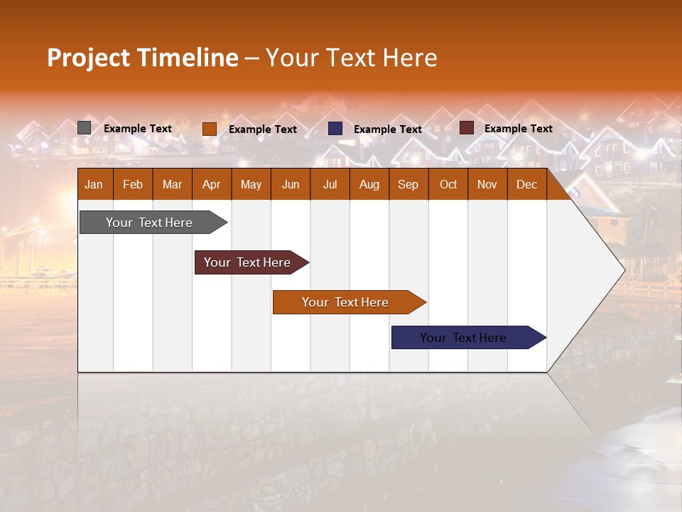 Cottage Bright Xmas PowerPoint Template