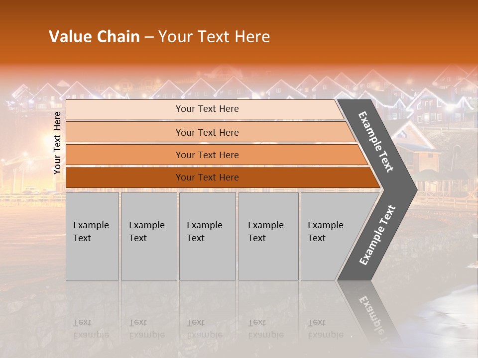 Cottage Bright Xmas PowerPoint Template