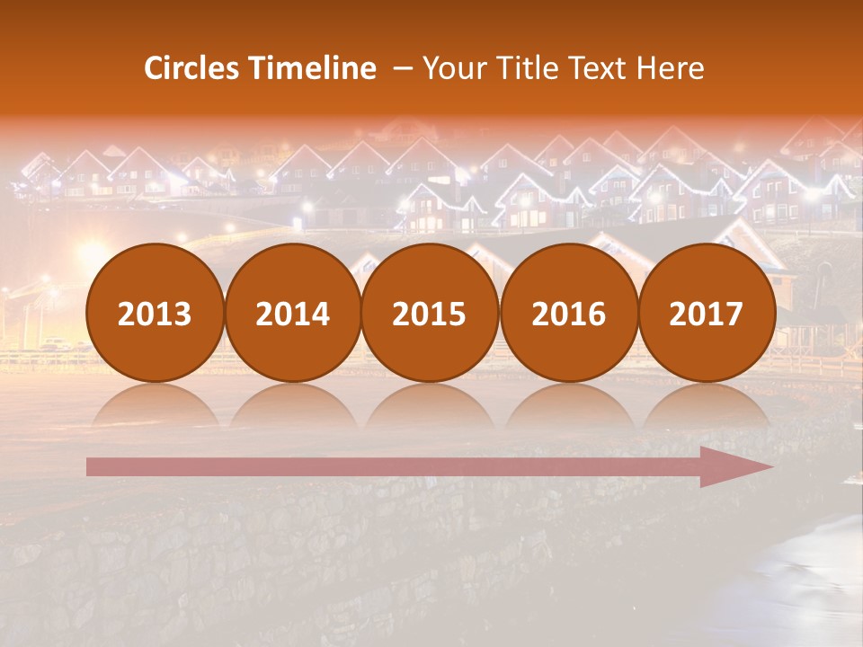 Cottage Bright Xmas PowerPoint Template