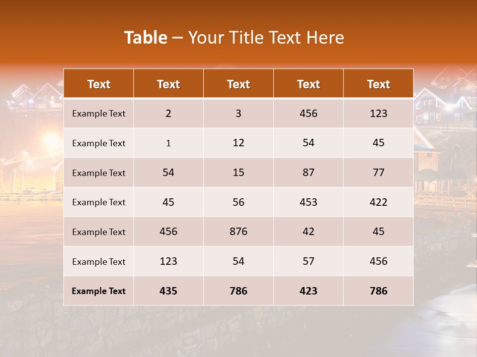 Cottage Bright Xmas PowerPoint Template