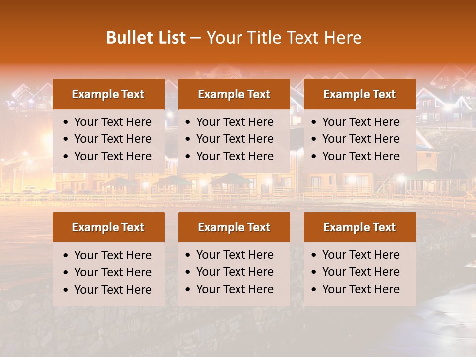 Cottage Bright Xmas PowerPoint Template