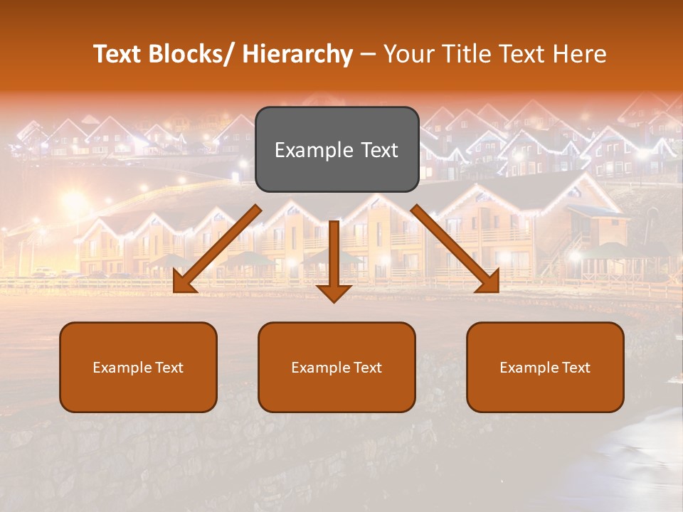 Cottage Bright Xmas PowerPoint Template