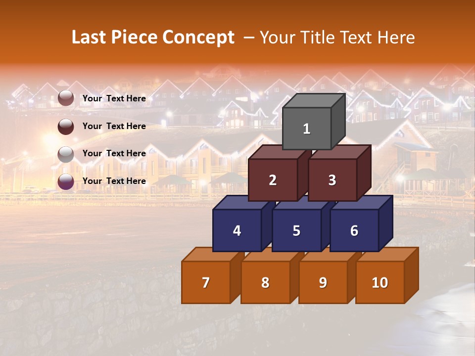 Cottage Bright Xmas PowerPoint Template