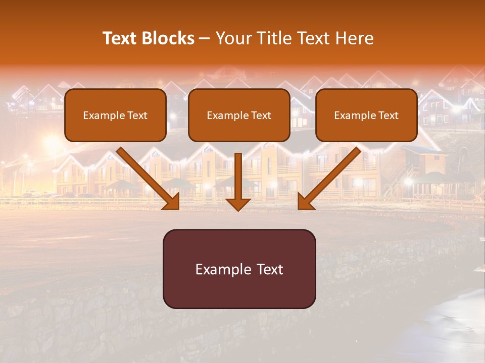 Cottage Bright Xmas PowerPoint Template