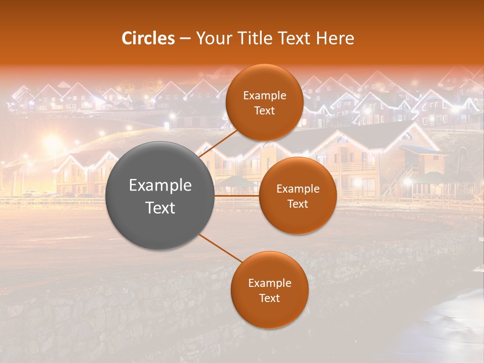 Cottage Bright Xmas PowerPoint Template