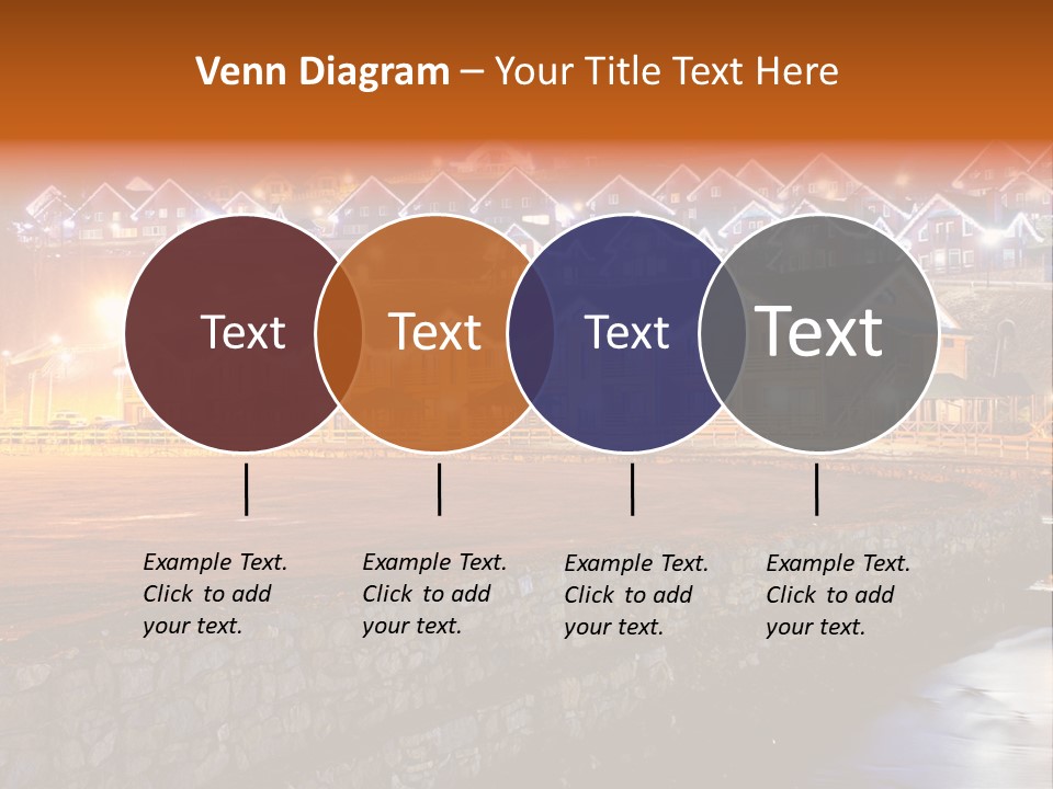 Cottage Bright Xmas PowerPoint Template