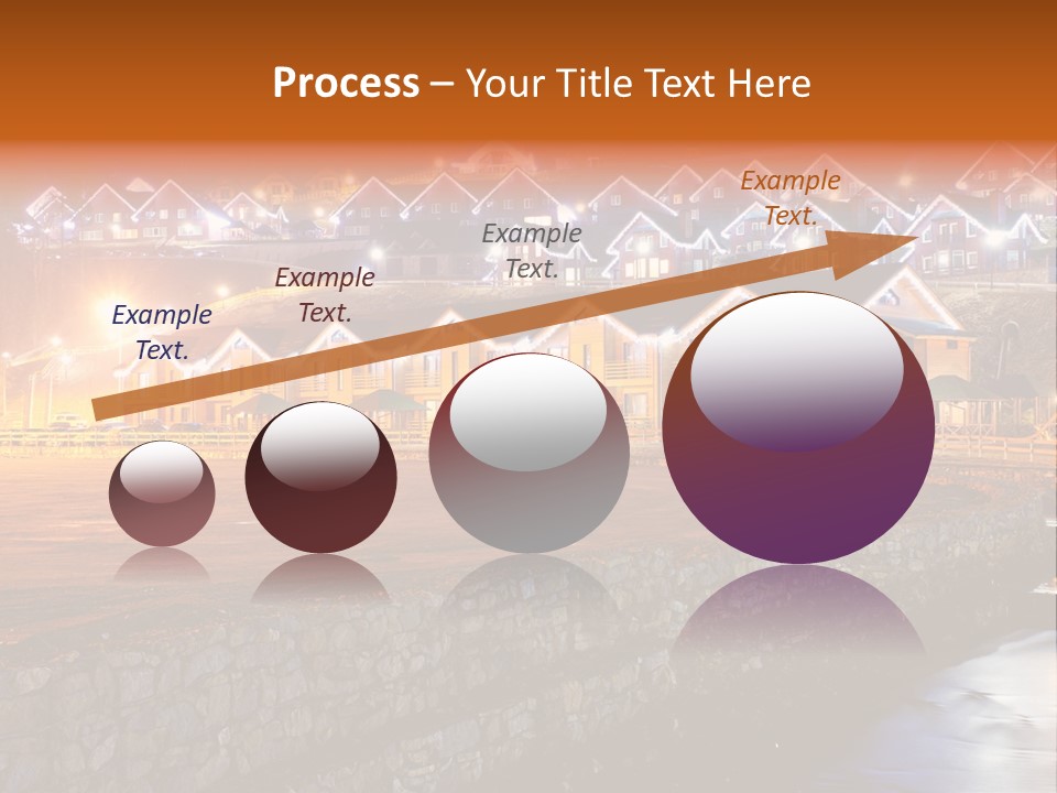 Cottage Bright Xmas PowerPoint Template