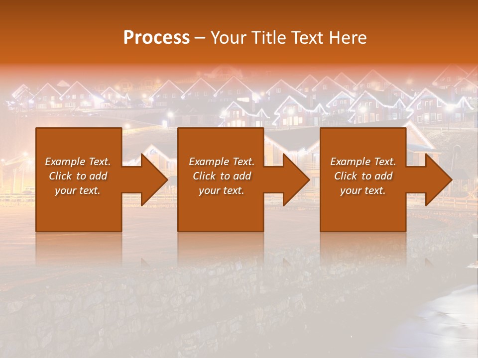 Cottage Bright Xmas PowerPoint Template