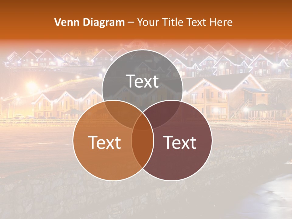 Cottage Bright Xmas PowerPoint Template