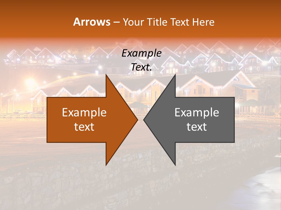 Cottage Bright Xmas PowerPoint Template