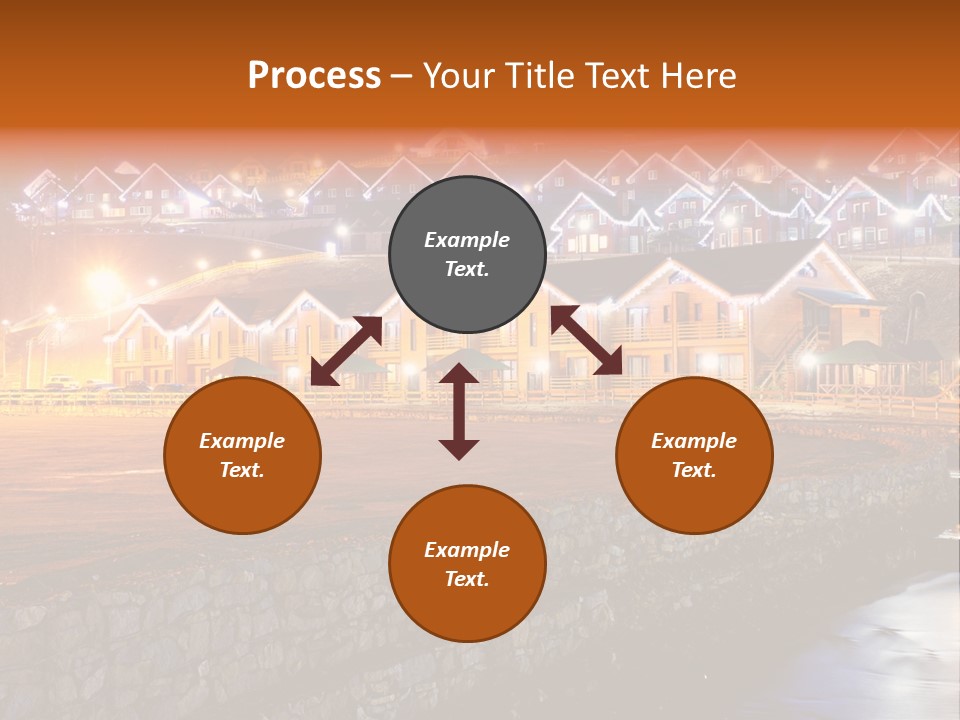 Cottage Bright Xmas PowerPoint Template